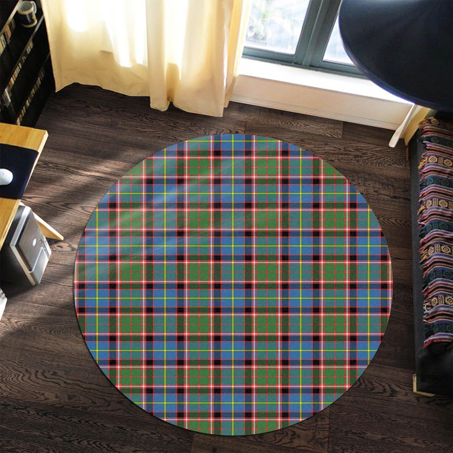 glass-tartan-round-rug