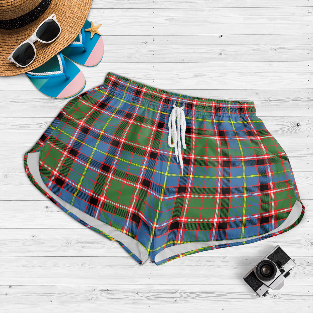 glass-tartan-womens-shorts