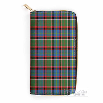 Glass Tartan Women's Leather Wallet One Size 19.7*10.5*3.5 cm - Tartan Vibes Clothing