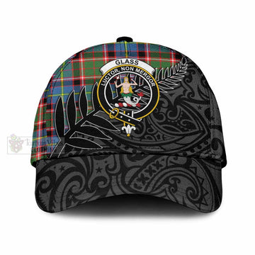 Glass Tartan Classic Cap with New Zealand Silver Fern Half Style