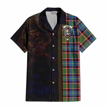 Glass Tartan Family Crest Hawaiian Shirt Alba Gu Brath Be Brave Lion Ancient Style Kid - Tartan Vibes Clothing
