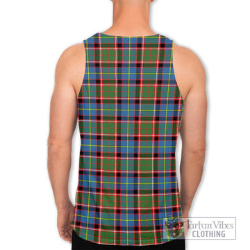 Glass Tartan Men's Tank Top with Family Crest DNA In Me Style