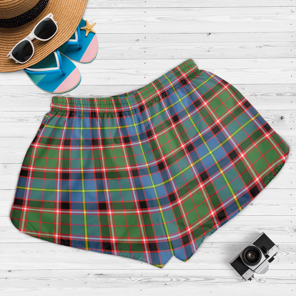 glass-tartan-womens-shorts