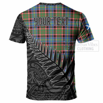 Glass Crest Tartan T-Shirt with New Zealand Silver Fern Half Style