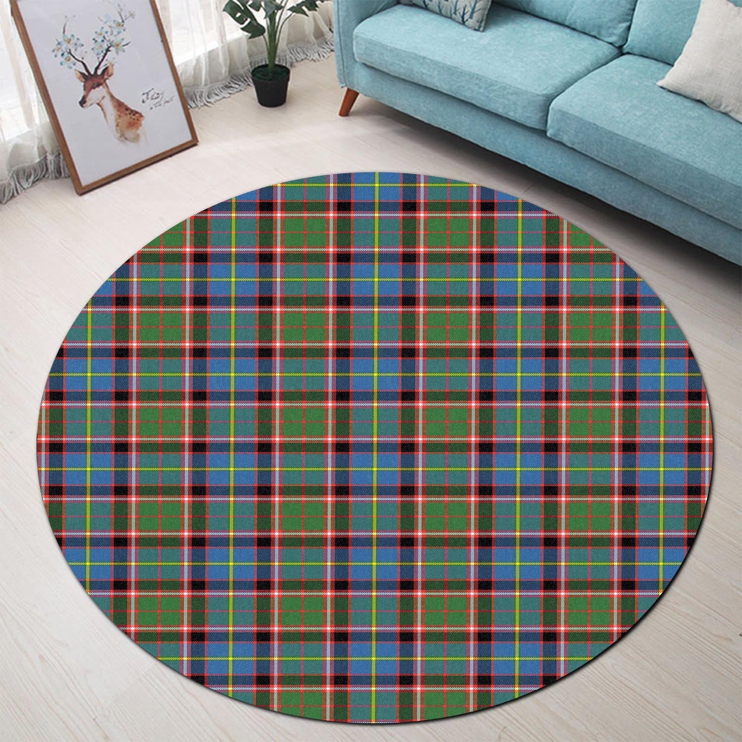 glass-tartan-round-rug