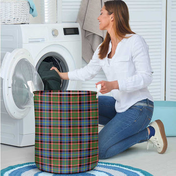 Glass Tartan Laundry Basket