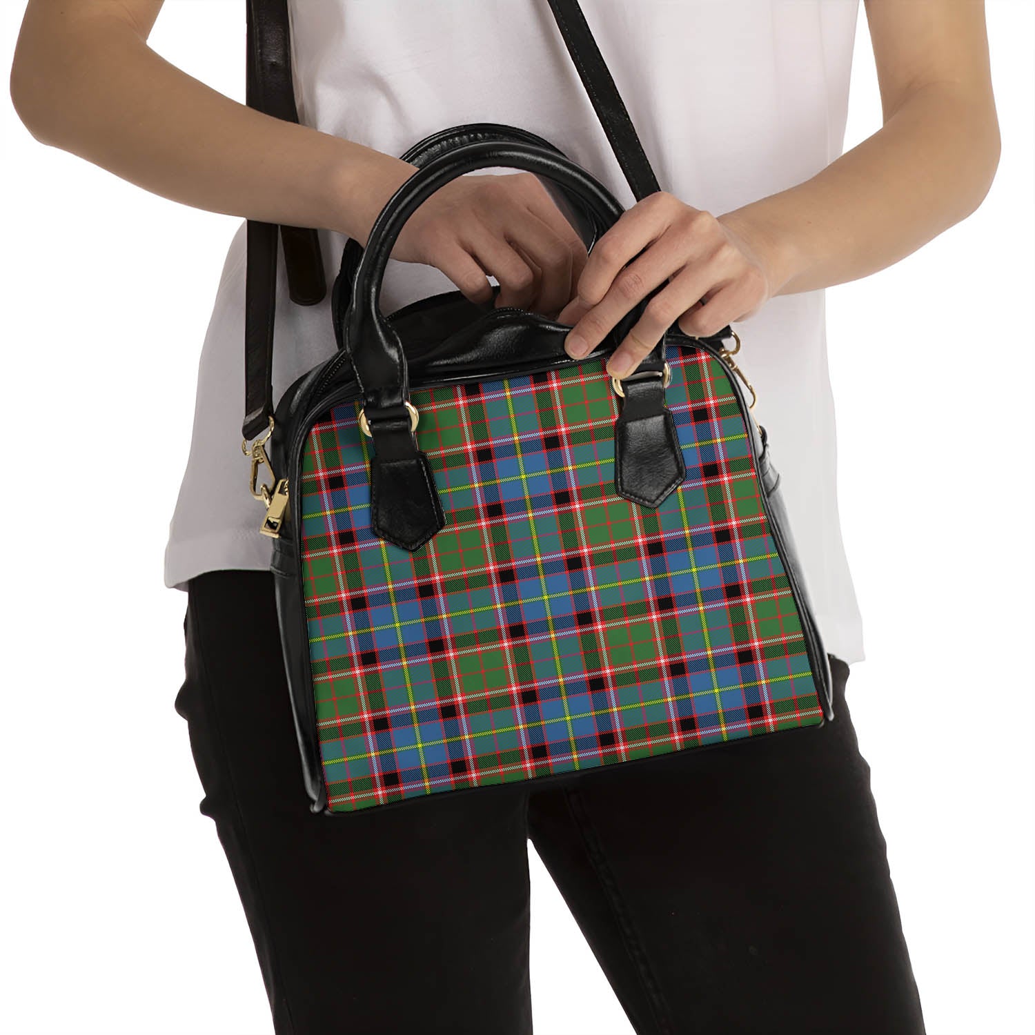 Glass Tartan Shoulder Handbags - Tartanvibesclothing