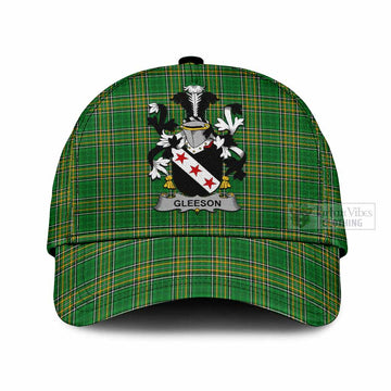 Gleeson Irish Clan Tartan Classic Cap with Coat of Arms