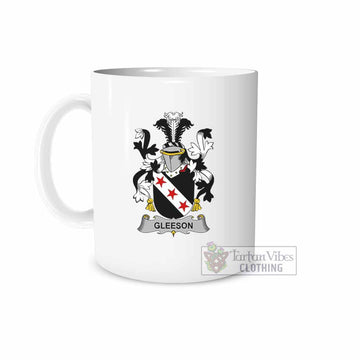 Gleeson Irish Clan Coat of Arms Ceramic Mug