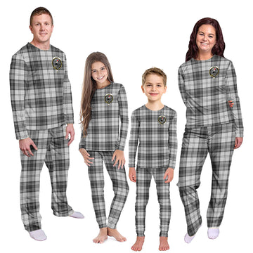 Glen Tartan Pajamas Family Set with Family Crest
