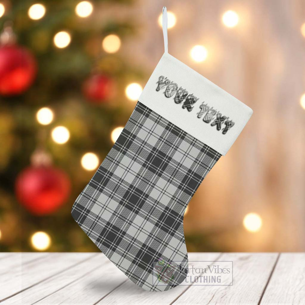 Tartan Vibes Clothing Glen Tartan Christmas Stocking with Personalized Text