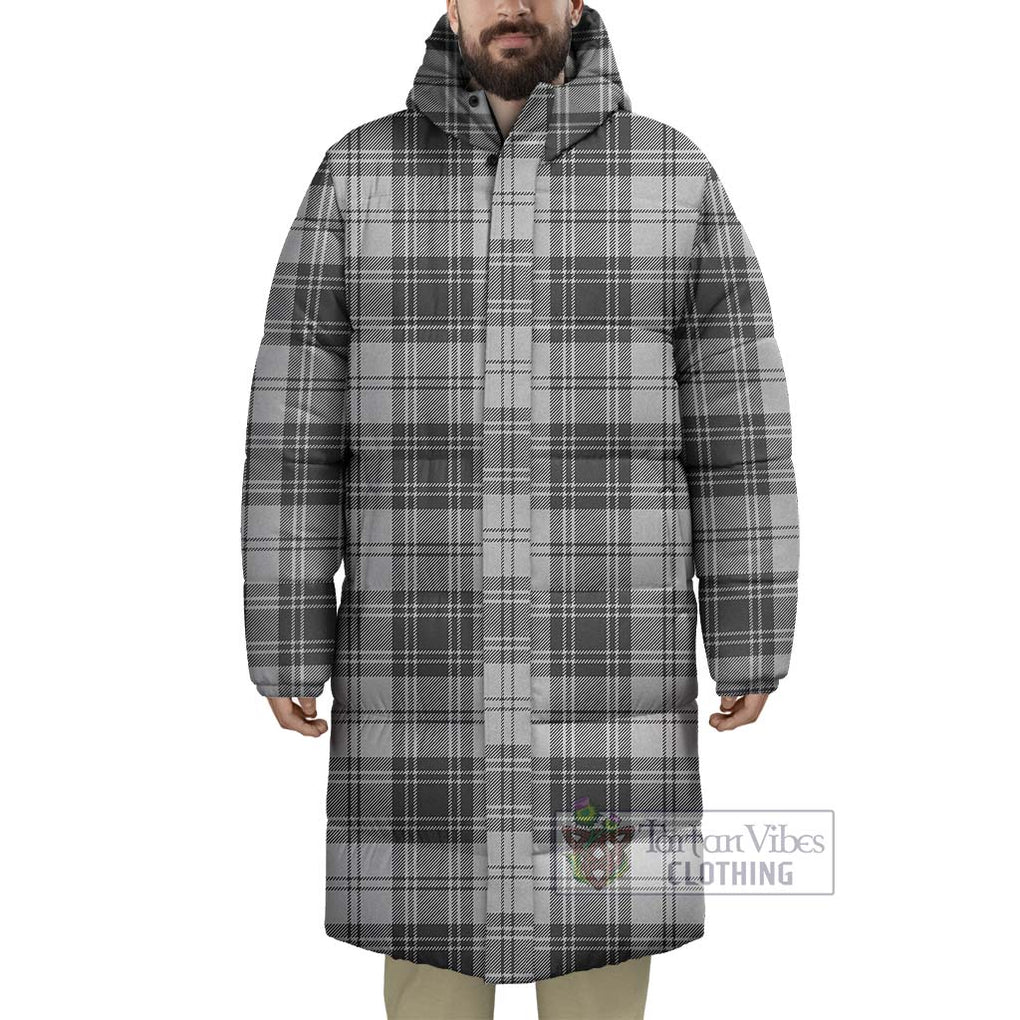 Tartan Vibes Clothing Glen Tartan Long Down Jacket