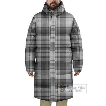 Glen Tartan Long Down Jacket