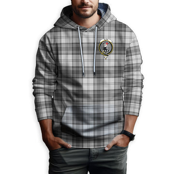 Glen Tartan Hoodie with Family Crest