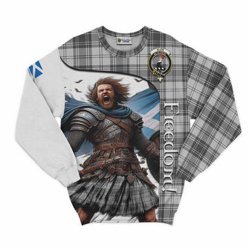 Glen Crest Tartan Sweatshirt Inspired by the Freedom of Scottish Warrior