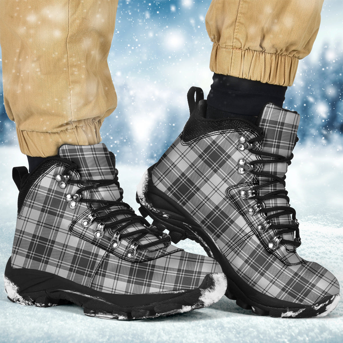 Glen Tartan Alpine Boots - Tartanvibesclothing