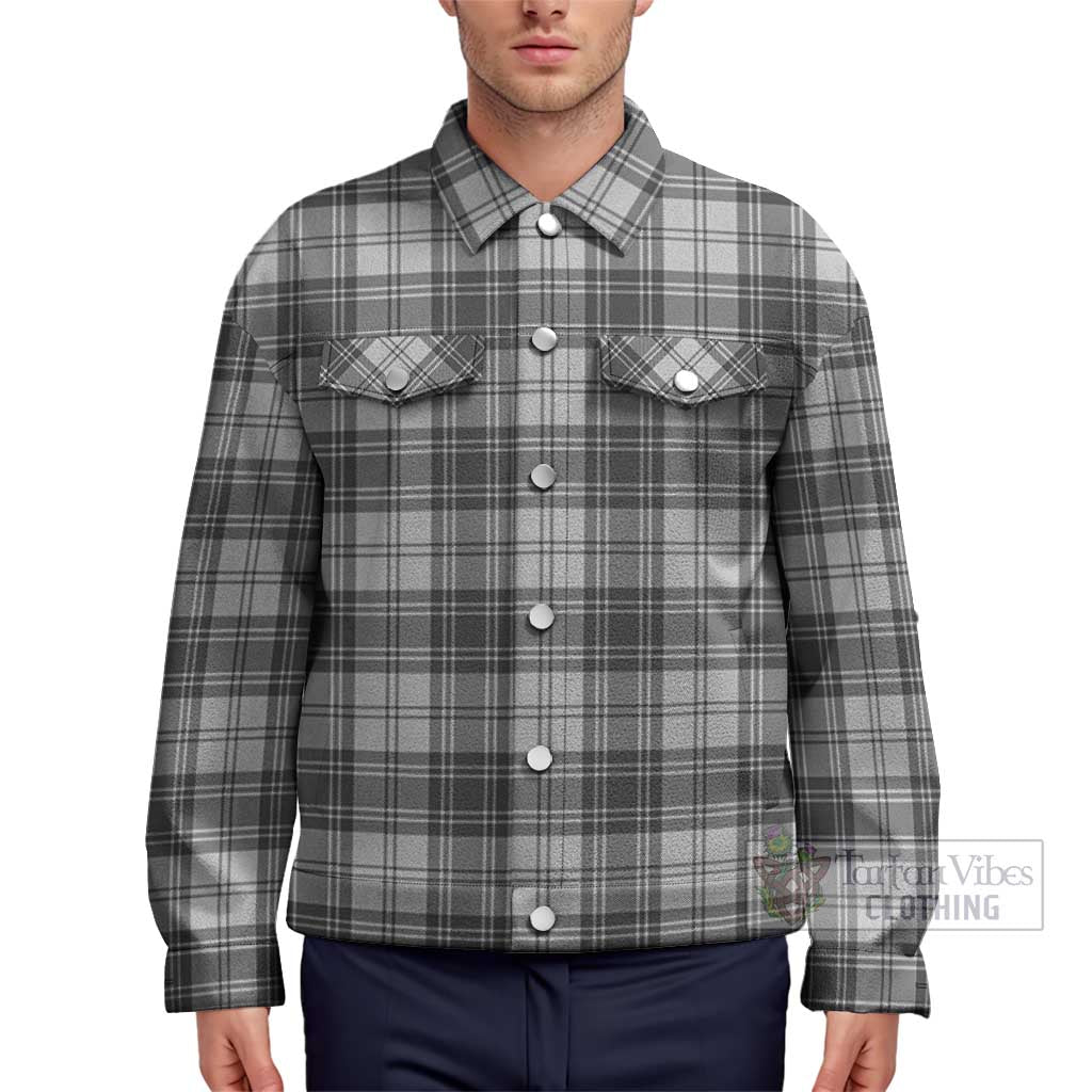 Tartan Vibes Clothing Glen Tartan Unisex Lapel Cotton Jacket