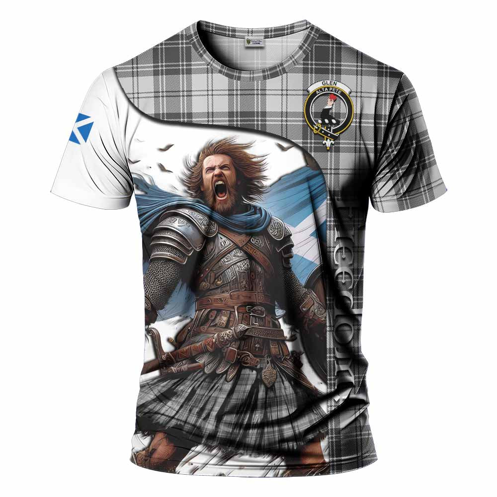 Glen Crest Tartan T-Shirt Inspired by the Freedom of Scottish Warrior