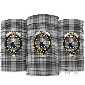 Glen Tartan Neck Gaiters, Tartan Bandanas, Tartan Head Band with Family Crest