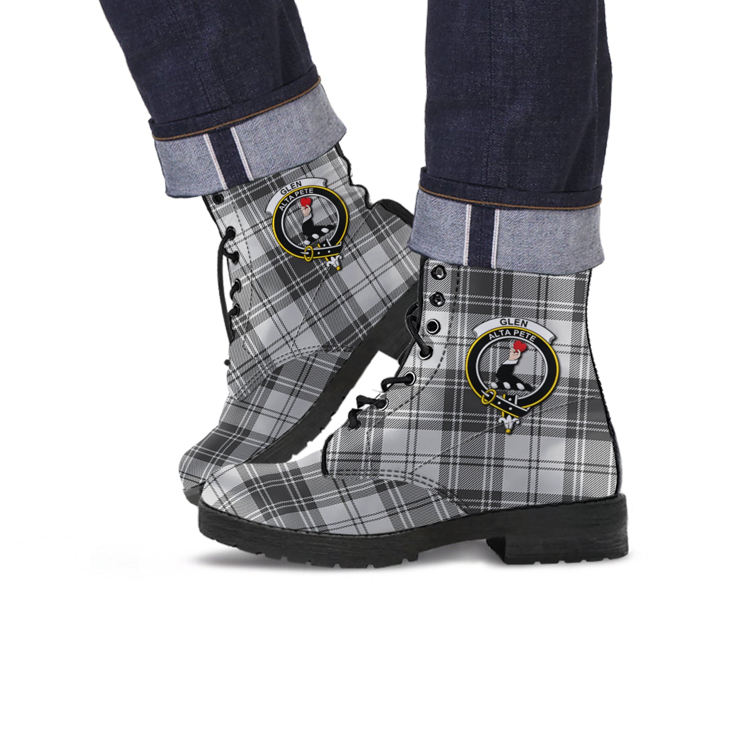 glen-tartan-leather-boots-with-family-crest