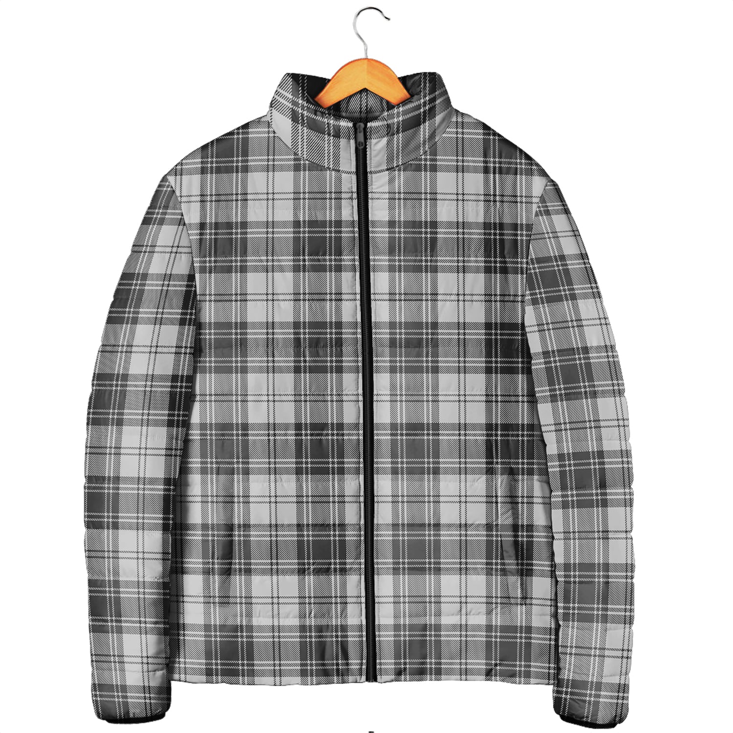 Glen Tartan Padded Jacket Men's Padded Jacket - Tartan Vibes Clothing