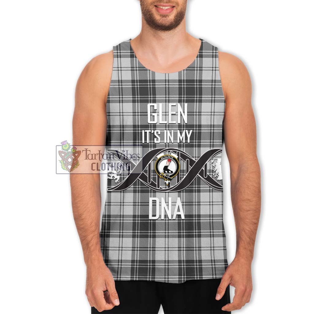 Tartan Vibes Clothing Glen Tartan Men's Tank Top with Family Crest DNA In Me Style