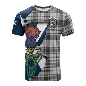 Glen Tartan Family Crest Cotton T-shirt Scottish Thistle Celtic Inspired Kid's Shirt - Tartan Vibes Clothing