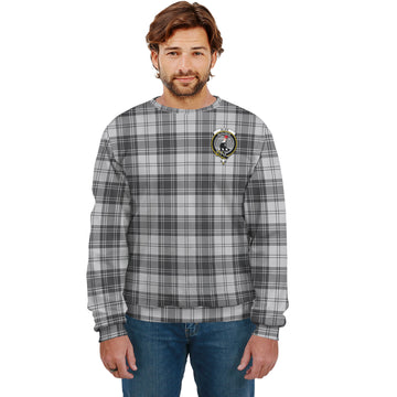 Glen Tartan Sweatshirt with Family Crest