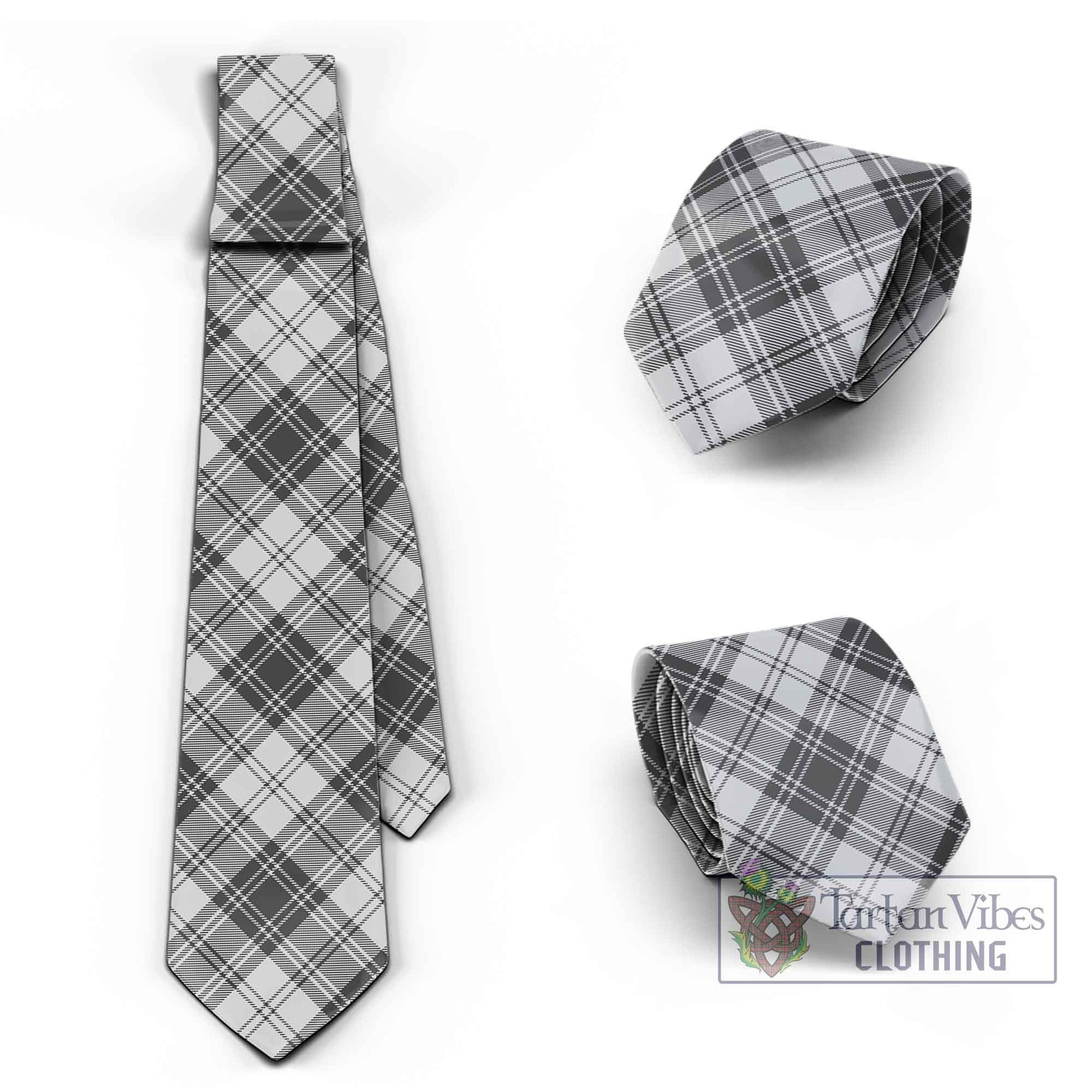 Tartan Vibes Clothing Glen Tartan Classic Necktie Cross Style