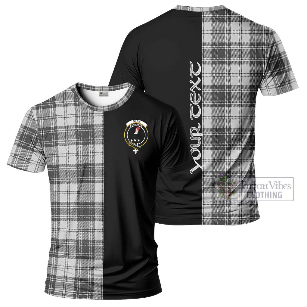 Glen Tartan T-Shirt with Family Crest and Half Of Me Style Kid's Shirt - Tartanvibesclothing Shop