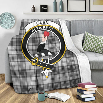 Glen Tartan Blanket with Family Crest