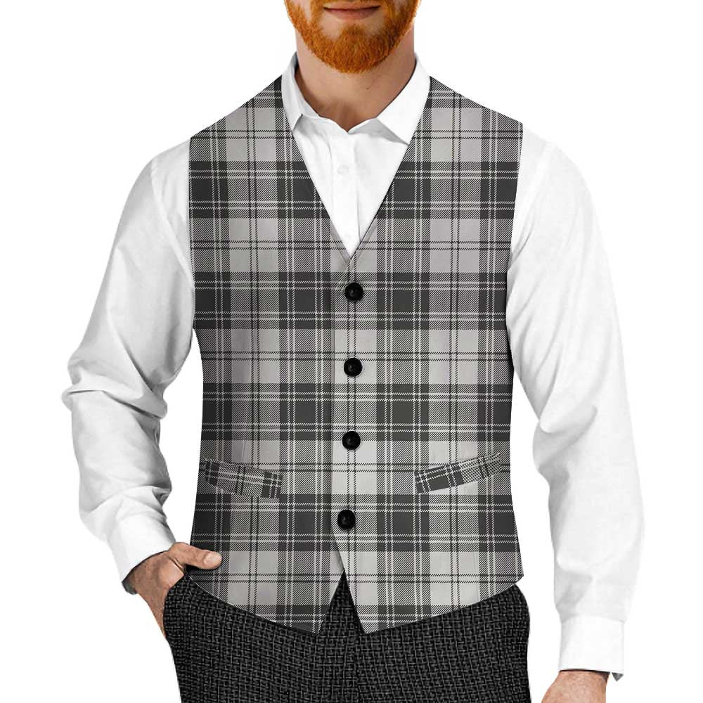 Tartan Vibes Clothing Glen Tartan Men's Sleeveless Suit Vest