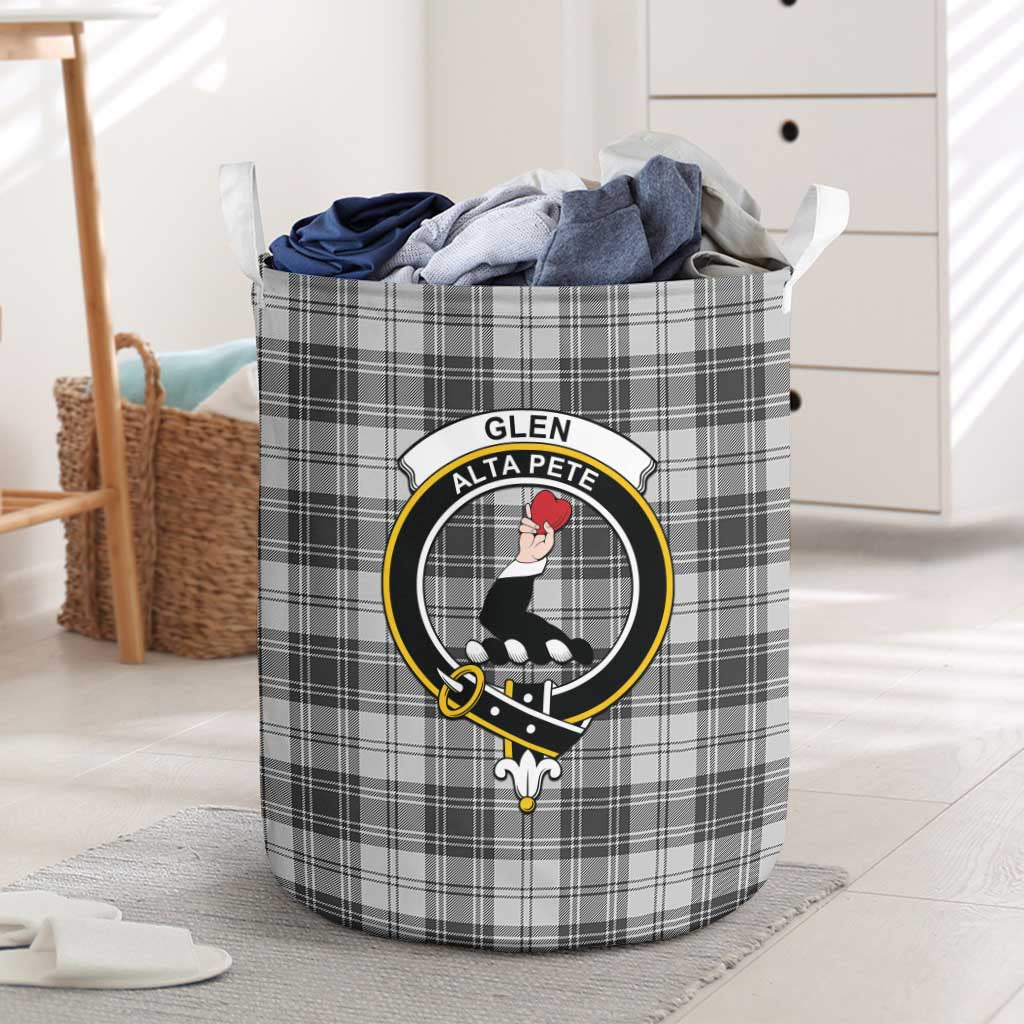 Tartan Vibes Clothing Glen Tartan Laundry Basket with Family Crest