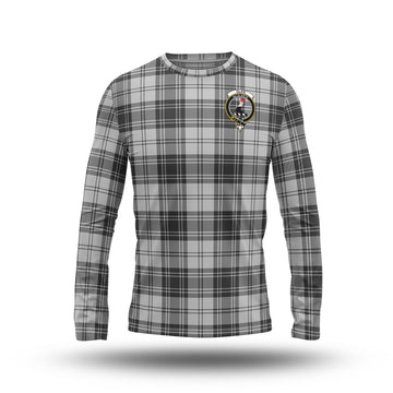 Glen Tartan Long Sleeve T-Shirt with Family Crest