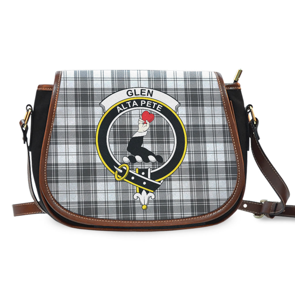 Glen Tartan Saddle Bag with Family Crest - Tartan Vibes Clothing