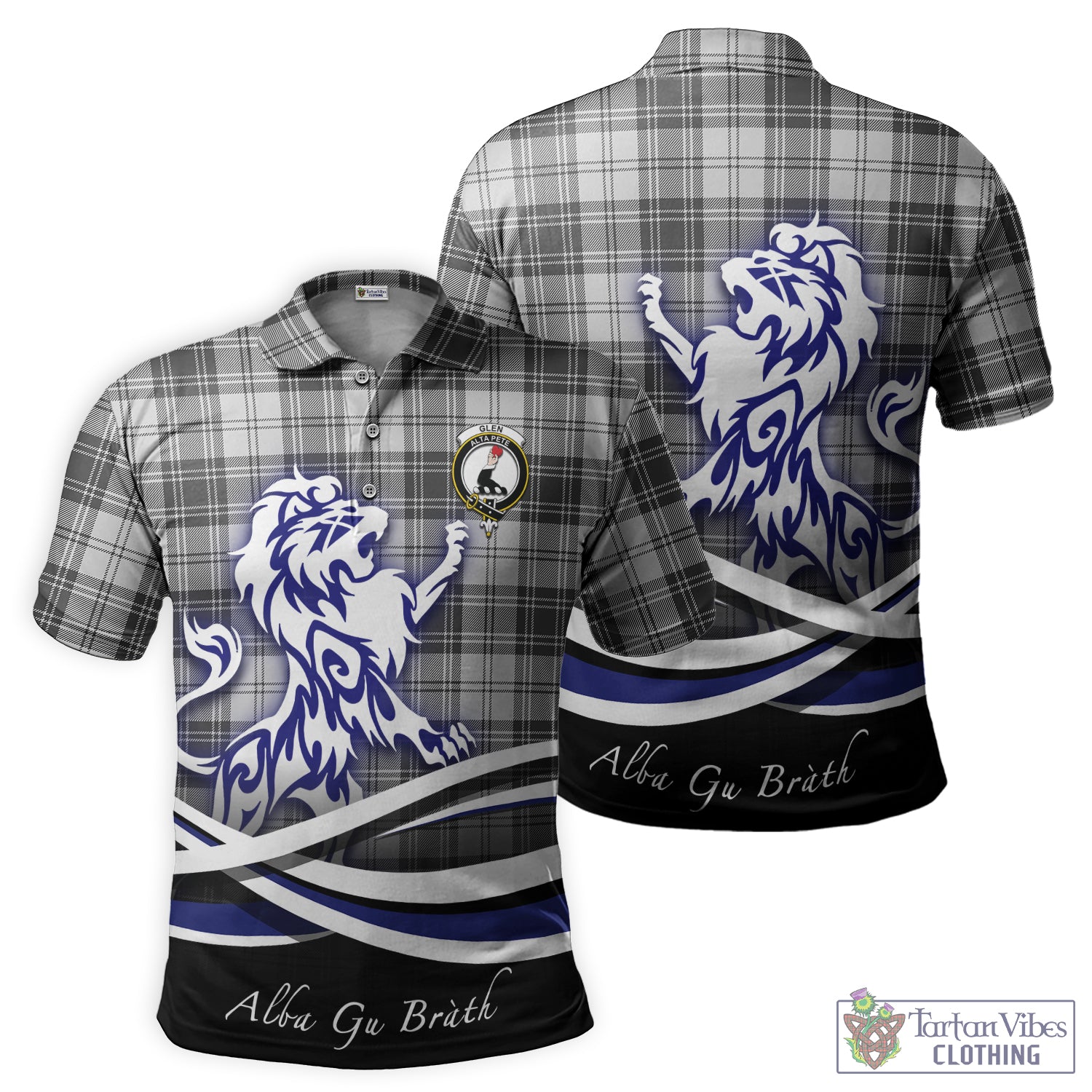 glen-tartan-polo-shirt-with-alba-gu-brath-regal-lion-emblem