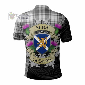 Glen Tartan Family Crest Polo Shirt Lion Rampant Royal Thistle Shield Celtic Inspired - Tartan Vibes Clothing