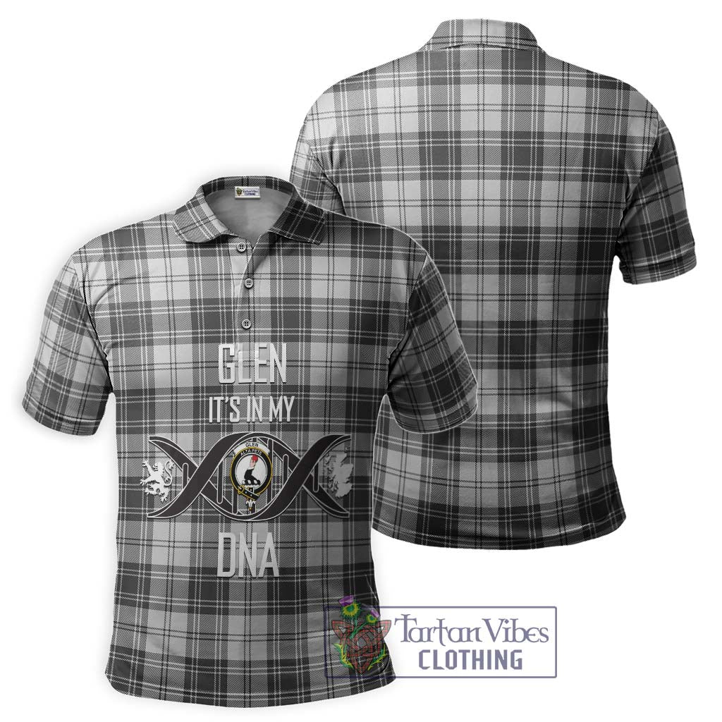 Tartan Vibes Clothing Glen Tartan Polo Shirt with Family Crest DNA In Me Style