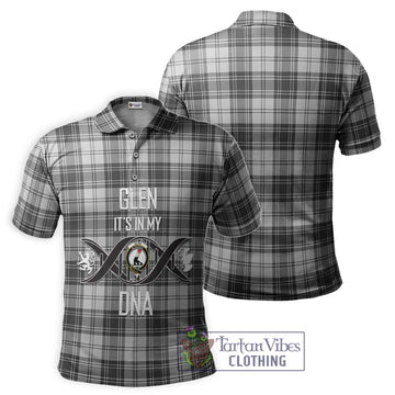 Glen Tartan Polo Shirt with Family Crest DNA In Me Style