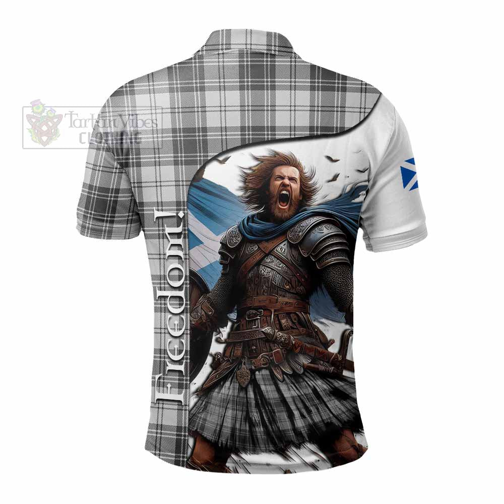 Tartan Vibes Clothing Glen Crest Tartan Polo Shirt Inspired by the Freedom of Scottish Warrior