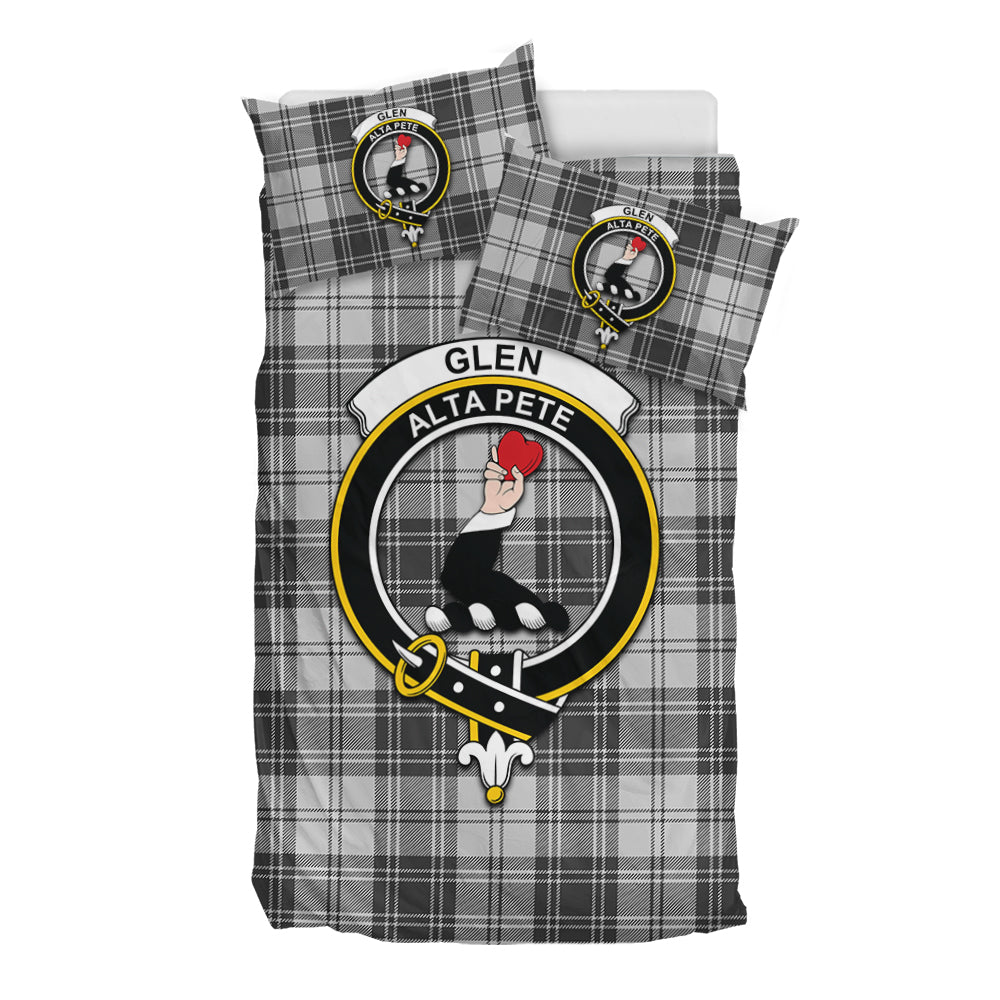 Glen Tartan Bedding Set with Family Crest - Tartan Vibes Clothing