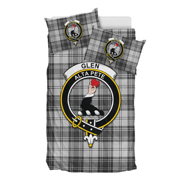 Glen Tartan Bedding Set with Family Crest