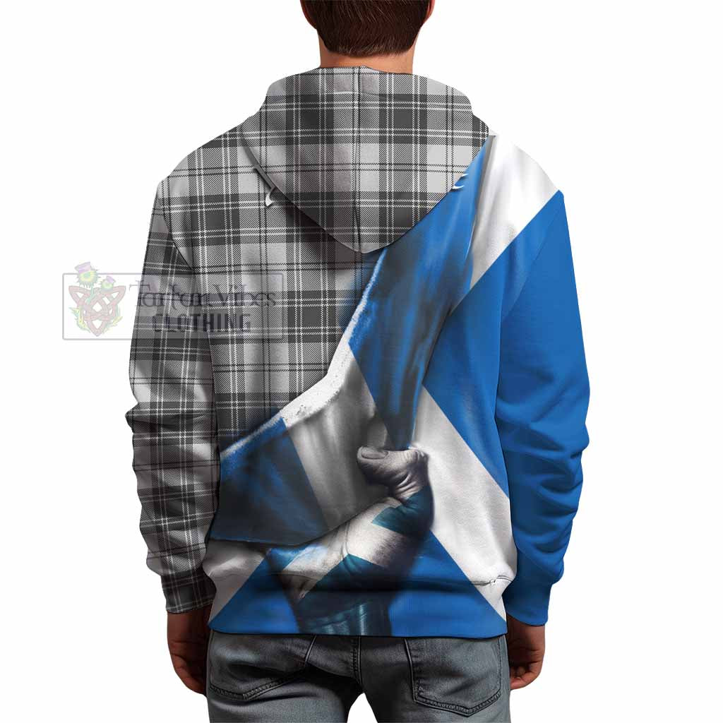 Tartan Vibes Clothing Glen Tartan Hoodie with Family Crest Scotland Patriotic Style