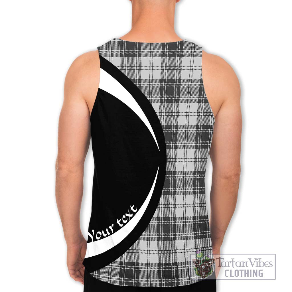 Glen Tartan Men's Tank Top with Family Crest Circle Style - Tartan Vibes Clothing