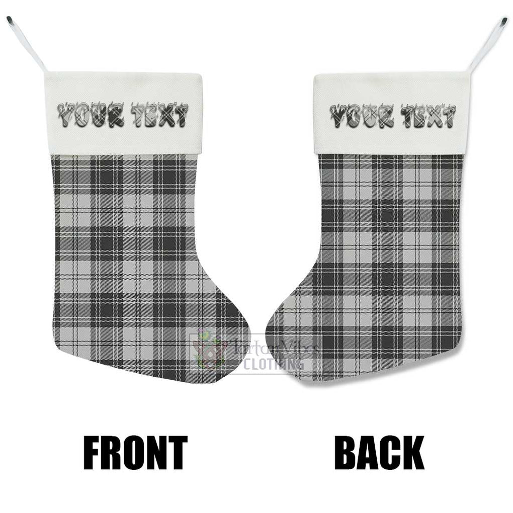 Tartan Vibes Clothing Glen Tartan Christmas Stocking with Personalized Text