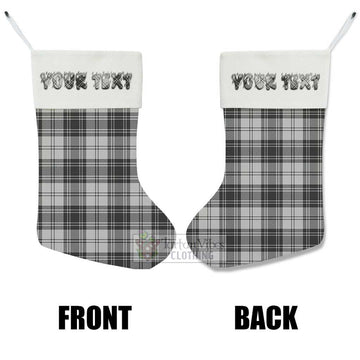 Glen Tartan Christmas Stocking with Personalized Text