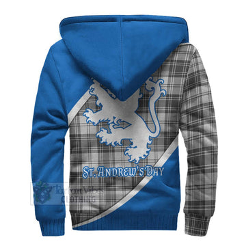 Glen Family Crest Tartan Sherpa Hoodie Celebrate Saint Andrew's Day in Style