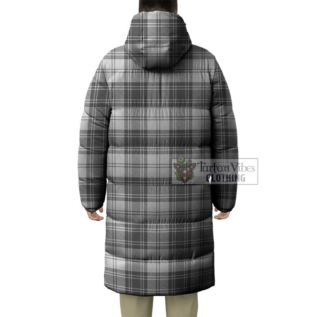 Tartan Vibes Clothing Glen Tartan Long Down Jacket