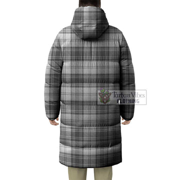 Glen Tartan Long Down Jacket