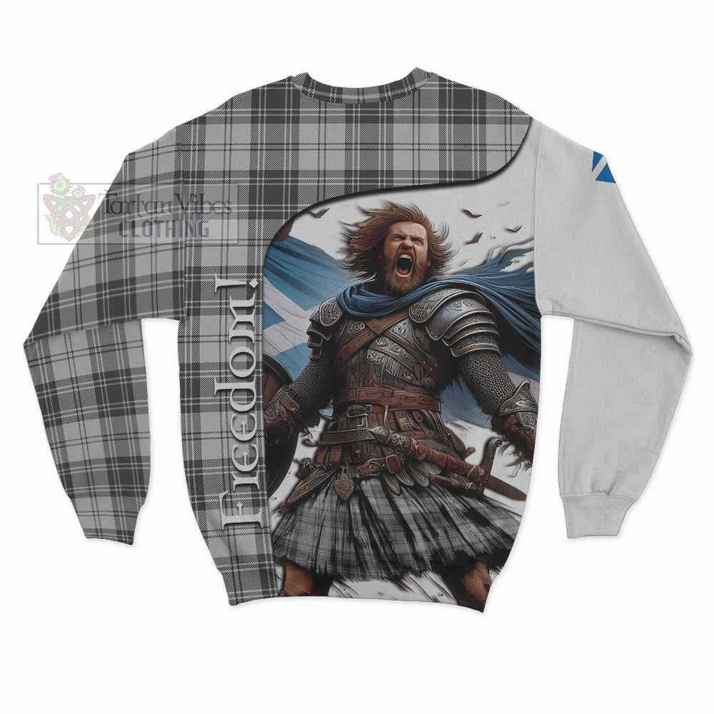 Tartan Vibes Clothing Glen Crest Tartan Sweatshirt Inspired by the Freedom of Scottish Warrior